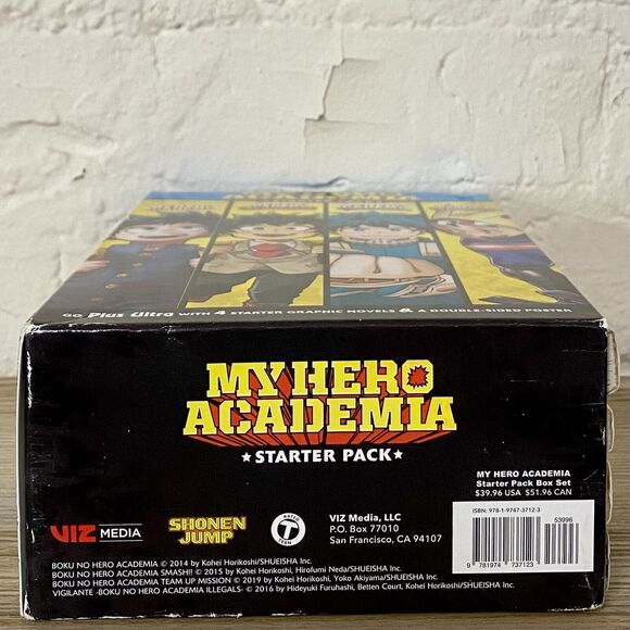 My Hero Academia Starter Pack w/ Poster 4 Graphic Novels Comics Great Condition - Picture 3 of 16